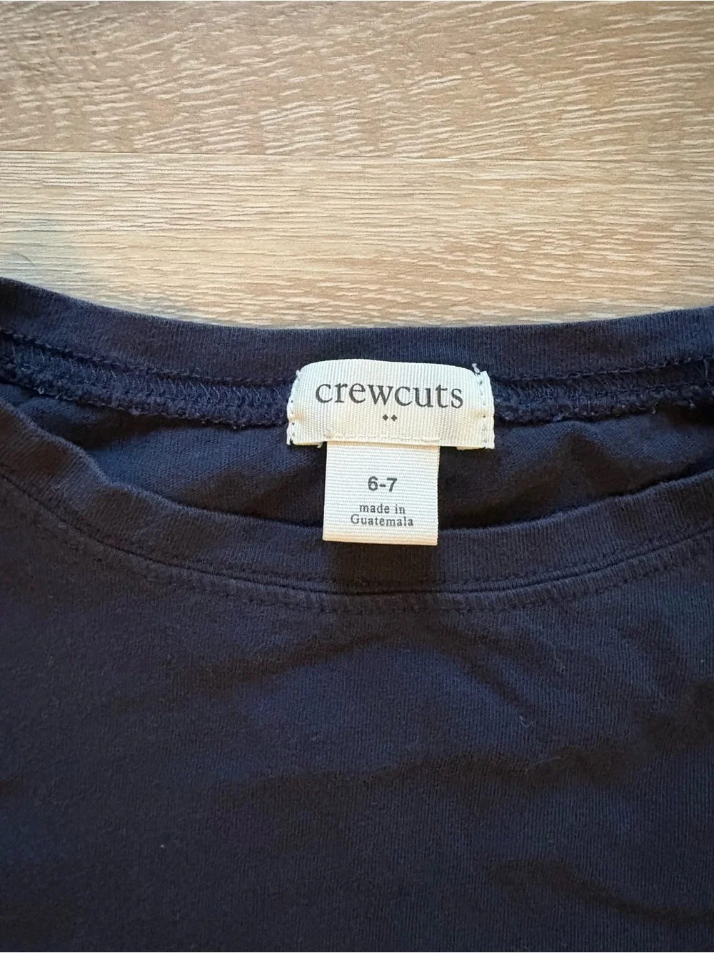 Crewcuts Navy Short Sleeve Tie-Front Tee